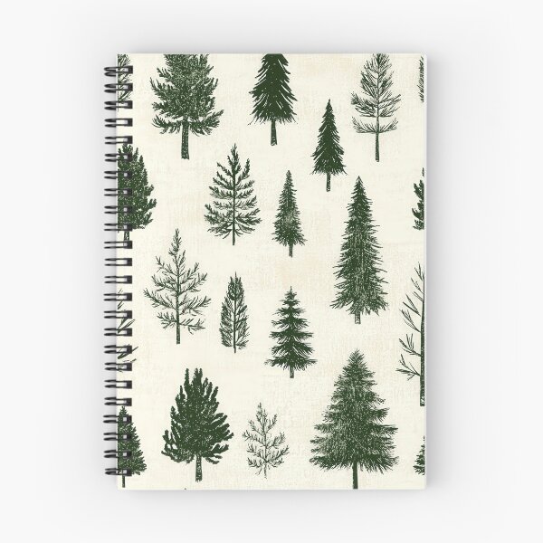 Item preview, Scandinavian-Inspired Pine Tree Winter Illustration designed and sold by Piotrek0001.