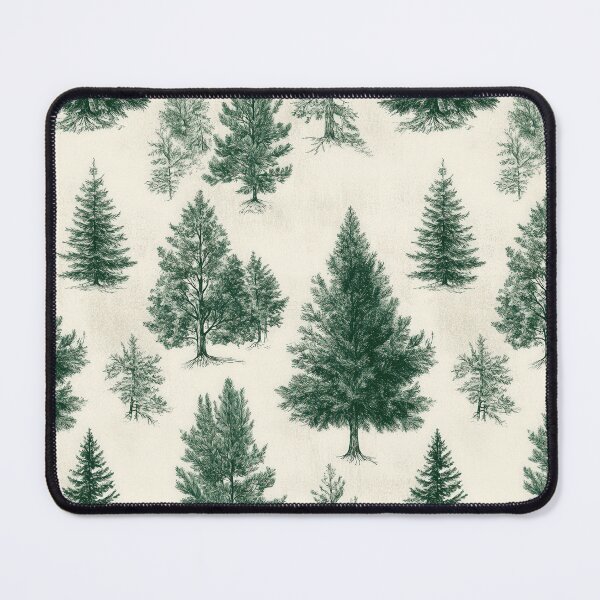 Item preview, Minimalist Snowy Landscape with Evergreen Trees designed and sold by Piotrek0001.