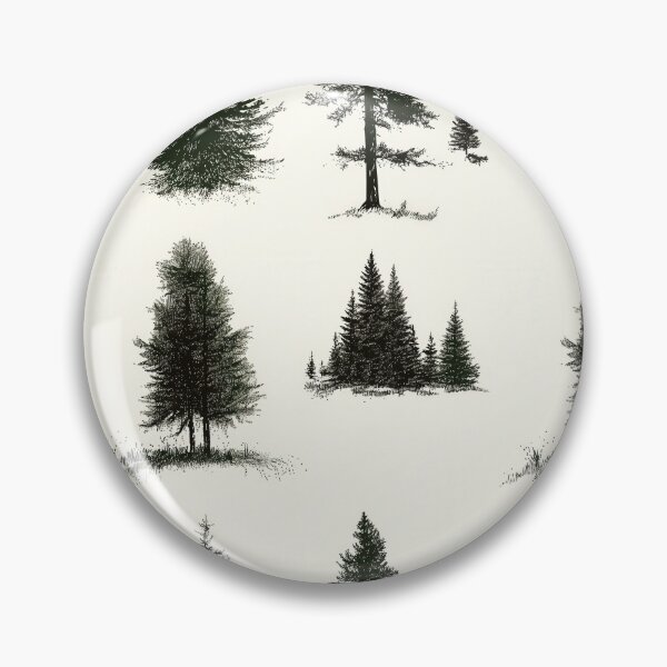 Item preview, Elegant Pine Forest Pattern with Nordic Charm designed and sold by Piotrek0001.