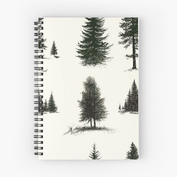 Item preview, Elegant Pine Forest Pattern with Nordic Charm designed and sold by Piotrek0001.
