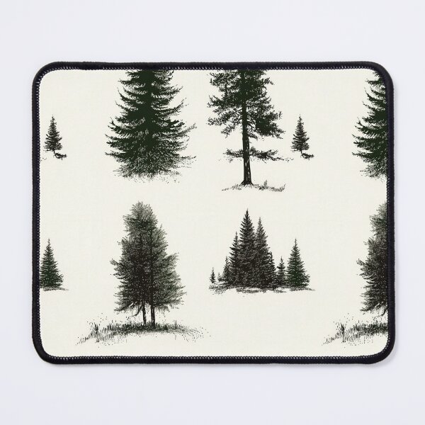Item preview, Elegant Pine Forest Pattern with Nordic Charm designed and sold by Piotrek0001.