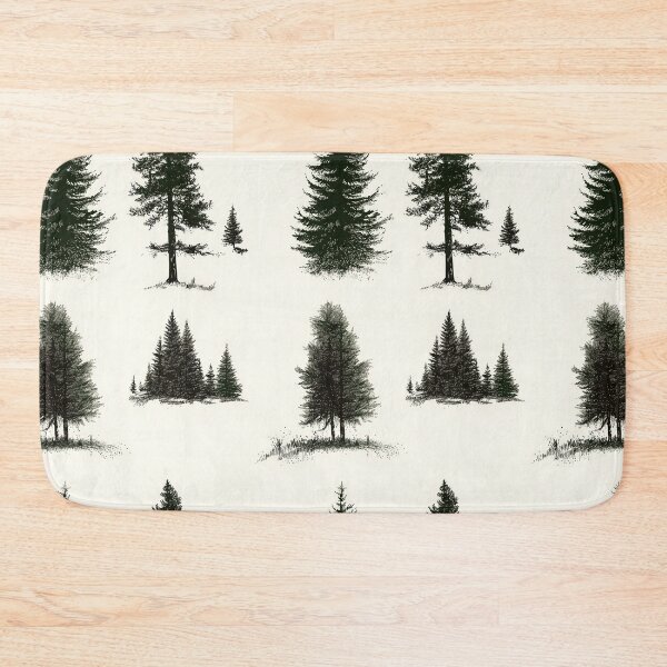 Item preview, Elegant Pine Forest Pattern with Nordic Charm designed and sold by Piotrek0001.