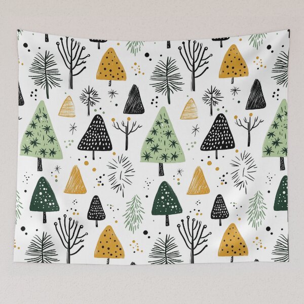 Item preview, Winter Evergreen Design with Decorative Simplicity designed and sold by Piotrek0001.