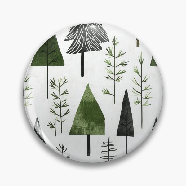 Item preview, Nature-Inspired Pine Tree Pattern for Winter Decor designed and sold by Piotrek0001.