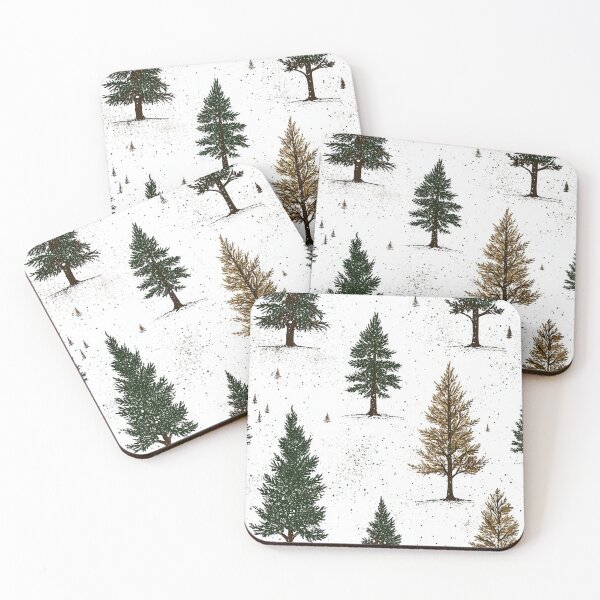 Item preview, Scenic Evergreen Landscape for Winter-Themed Projects designed and sold by Piotrek0001.