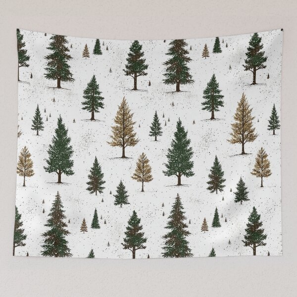 Item preview, Scenic Evergreen Landscape for Winter-Themed Projects designed and sold by Piotrek0001.