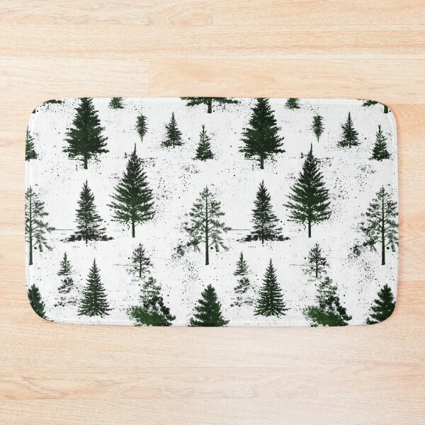 Item preview, Decorative Snowy Pine Forest Illustration with Charm designed and sold by Piotrek0001.
