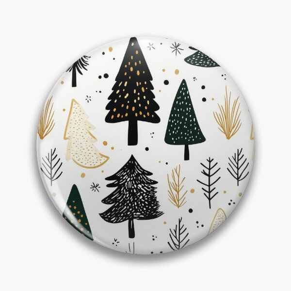 Item preview, Scandinavian Forest Scene with Evergreen Trees designed and sold by Piotrek0001.
