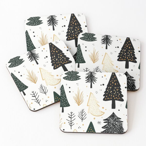 Item preview, Scandinavian Forest Scene with Evergreen Trees designed and sold by Piotrek0001.