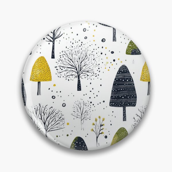 Item preview, Winter Wonderland with Stylized Pine Tree Design designed and sold by Piotrek0001.