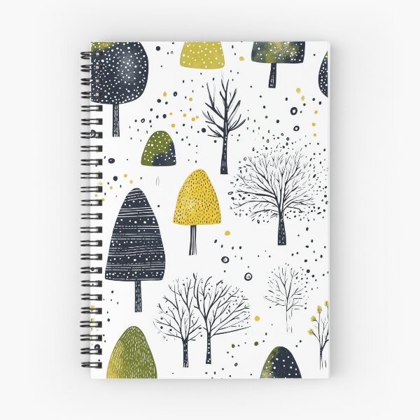 Item preview, Winter Wonderland with Stylized Pine Tree Design designed and sold by Piotrek0001.