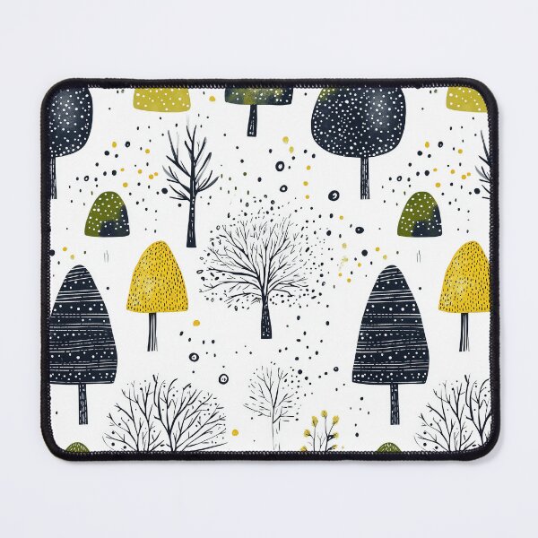 Item preview, Winter Wonderland with Stylized Pine Tree Design designed and sold by Piotrek0001.