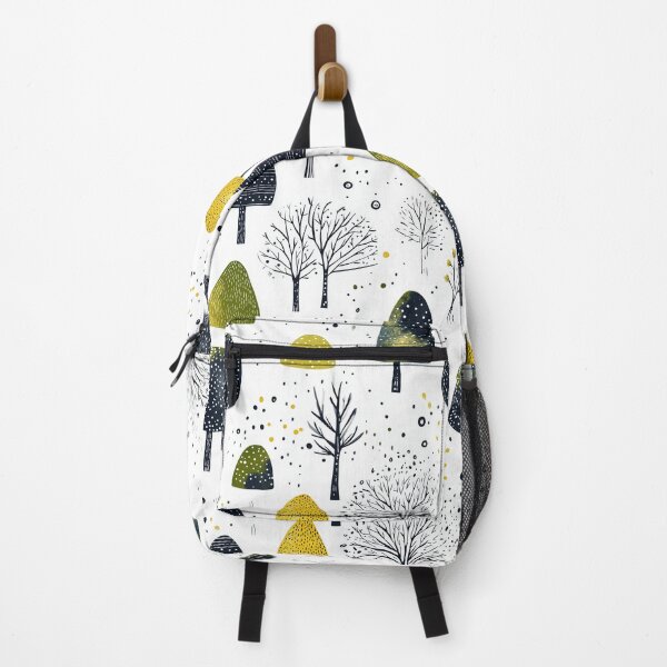 Item preview, Winter Wonderland with Stylized Pine Tree Design designed and sold by Piotrek0001.