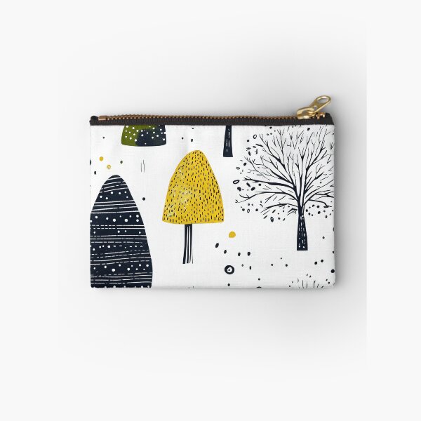 Item preview, Winter Wonderland with Stylized Pine Tree Design designed and sold by Piotrek0001.