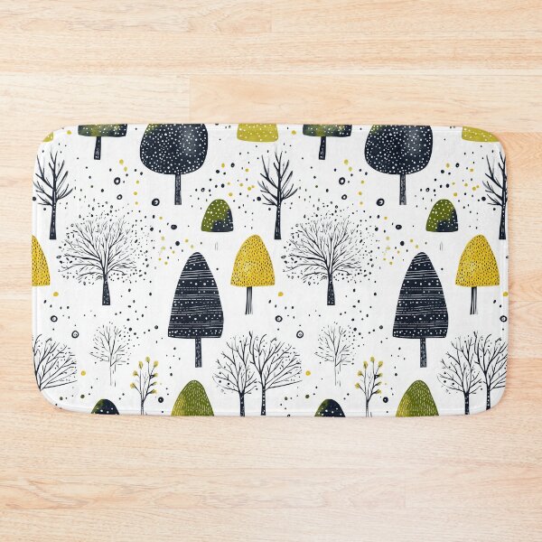 Item preview, Winter Wonderland with Stylized Pine Tree Design designed and sold by Piotrek0001.