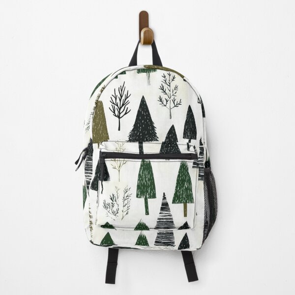 Item preview, Minimalist Nordic Landscape with Evergreen Motifs designed and sold by Piotrek0001.