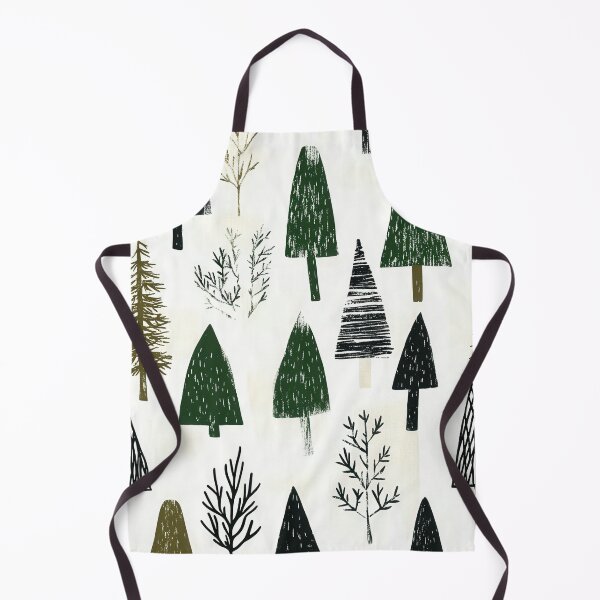 Item preview, Minimalist Nordic Landscape with Evergreen Motifs designed and sold by Piotrek0001.