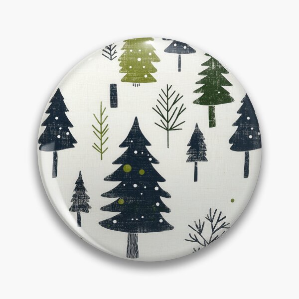 Item preview, Rustic Winter Pattern with Snow-Covered Pines designed and sold by Piotrek0001.
