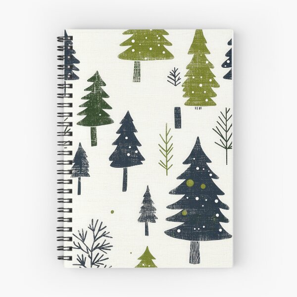 Item preview, Rustic Winter Pattern with Snow-Covered Pines designed and sold by Piotrek0001.