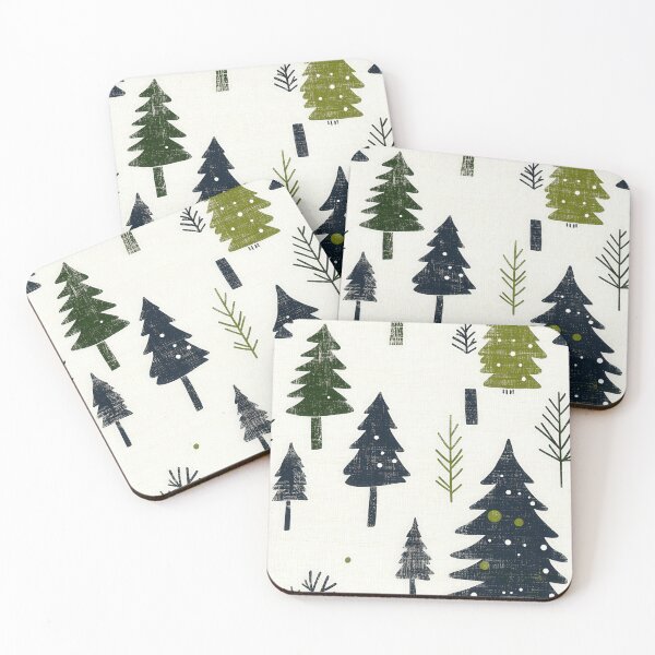Item preview, Rustic Winter Pattern with Snow-Covered Pines designed and sold by Piotrek0001.