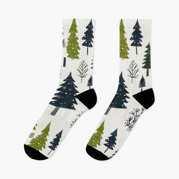 Item preview, Rustic Winter Pattern with Snow-Covered Pines designed and sold by Piotrek0001.