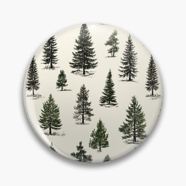 Item preview, Whimsical Forest with Scandinavian Evergreen Charm designed and sold by Piotrek0001.