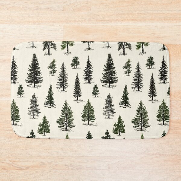 Item preview, Whimsical Forest with Scandinavian Evergreen Charm designed and sold by Piotrek0001.