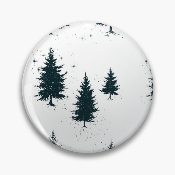 Item preview, Decorative Winter Landscape Featuring Evergreen Trees designed and sold by Piotrek0001.