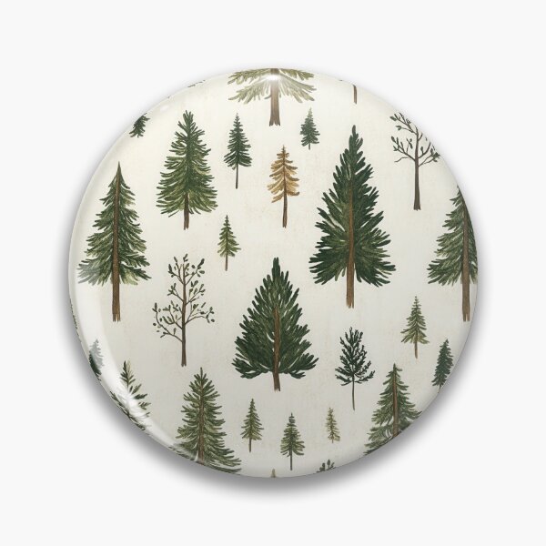 Item preview, Simplistic Snowy Pines with Rustic Forest Appeal designed and sold by Piotrek0001.