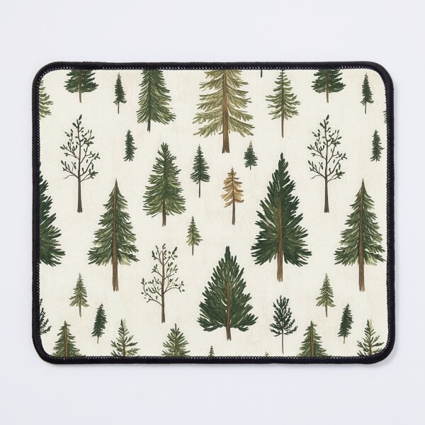 Item preview, Simplistic Snowy Pines with Rustic Forest Appeal designed and sold by Piotrek0001.