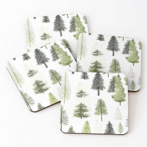 Item preview, Elegant Pine Tree Motifs for Seasonal Textiles designed and sold by Piotrek0001.
