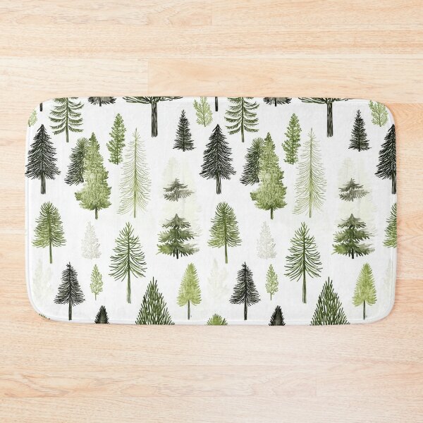 Item preview, Elegant Pine Tree Motifs for Seasonal Textiles designed and sold by Piotrek0001.