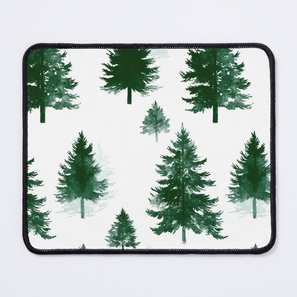 Item preview, Winter Forest Design with Snowy Evergreen Patterns designed and sold by Piotrek0001.