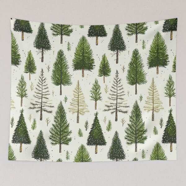 Item preview, Nordic-Inspired Pine Tree Pattern for Cozy Projects designed and sold by Piotrek0001.