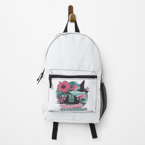 Item preview, Bermuda Welcomes Flag Map Hamilton,   designed and sold by AnimalsDH305.