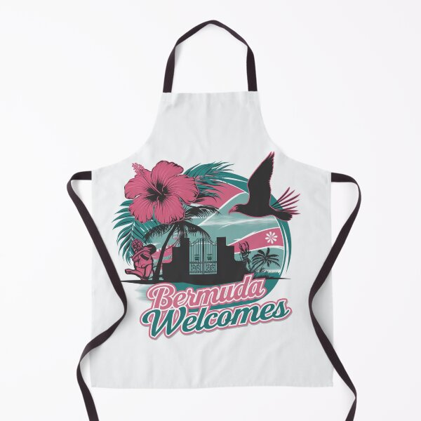 Item preview, Bermuda Welcomes Flag Map Hamilton,   designed and sold by AnimalsDH305.