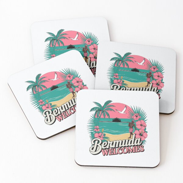 Item preview, Bermuda Welcomes Flag Map Hamilton,   designed and sold by AnimalsDH305.