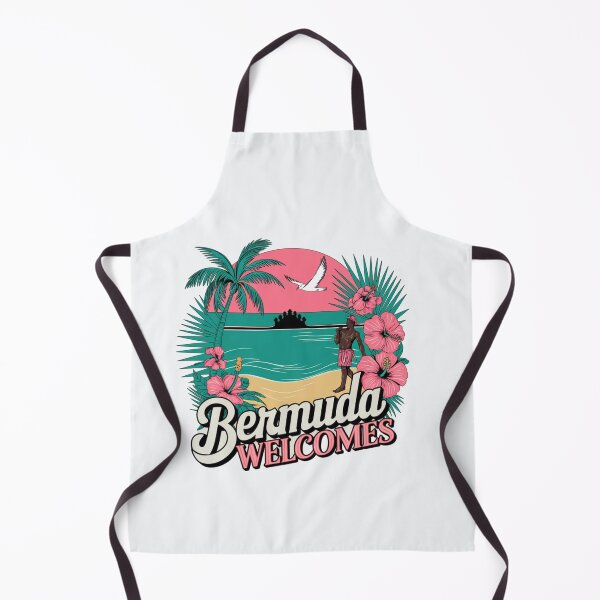 Item preview, Bermuda Welcomes Flag Map Hamilton, designed and sold by AnimalsDH305.