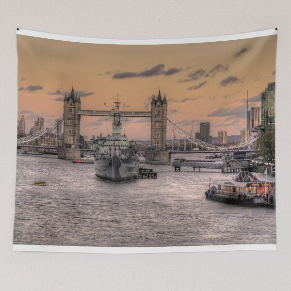 Item preview, HMS Belfast at Tower Bridge  designed and sold by hawkie.