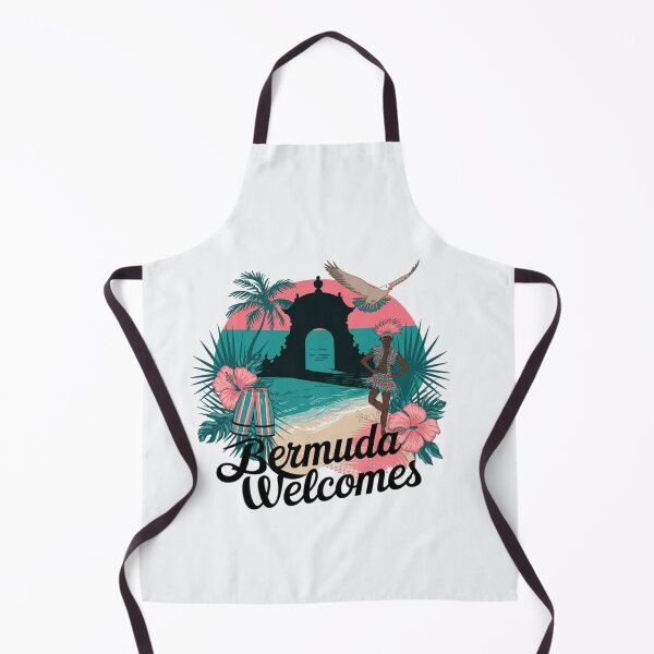 Item preview, Bermuda Welcomes Flag Map Hamilton,   designed and sold by AnimalsDH305.