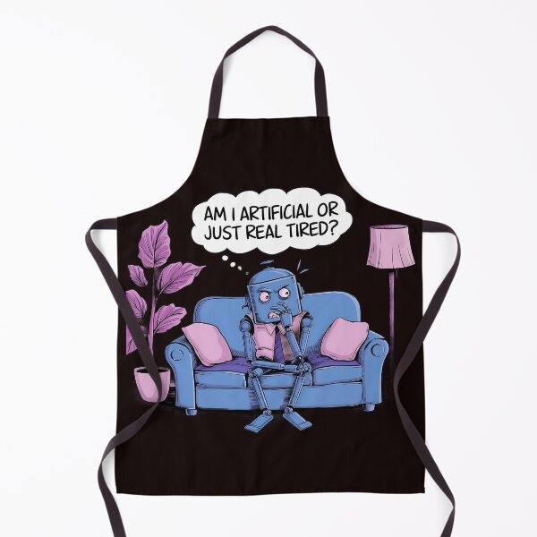 Item preview, AI Existential Crisis: Am I Artificial or Just Real Tired? designed and sold by PosiPrints.