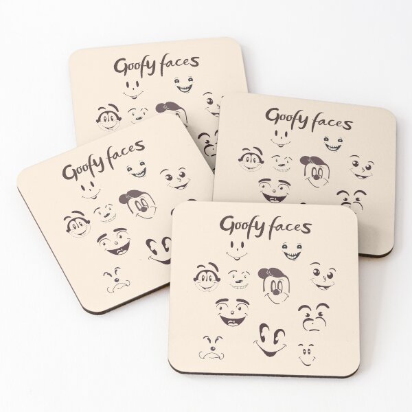 Item preview, Goofy Faces (SEPIA) designed and sold by RED-MOUSE.