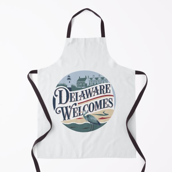 Item preview, Delaware Welcomes Flag Map Dover, Wilmington, Delaware River, designed and sold by AnimalsDH305.