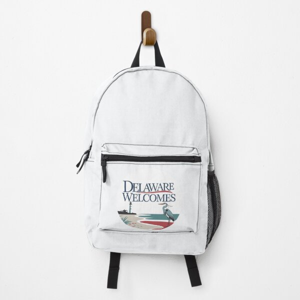 Item preview, Delaware Welcomes Flag Map Dover, Wilmington, Delaware River, designed and sold by AnimalsDH305.