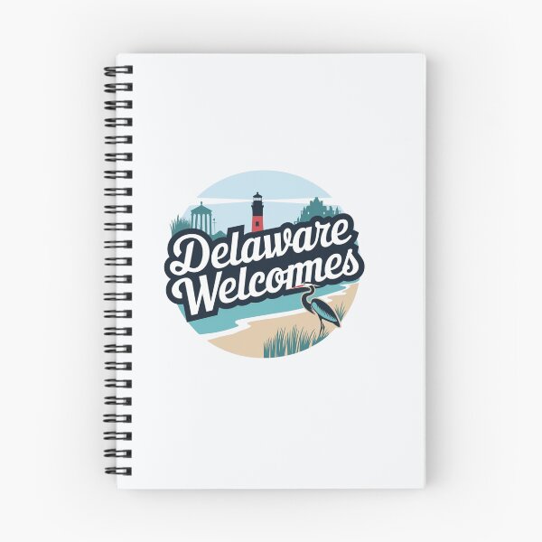 Item preview,  Delaware Welcomes Flag Map Dover, Wilmington, Delaware River, designed and sold by AnimalsDH305.