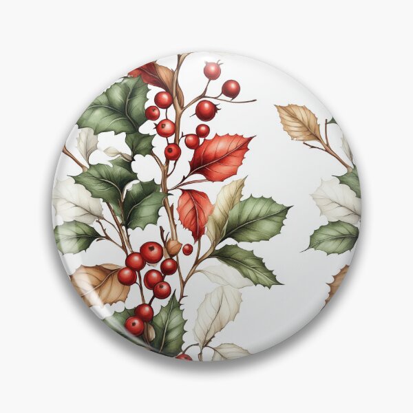 Item preview, Delicate leaves and berries in winter composition designed and sold by Piotrek0001.