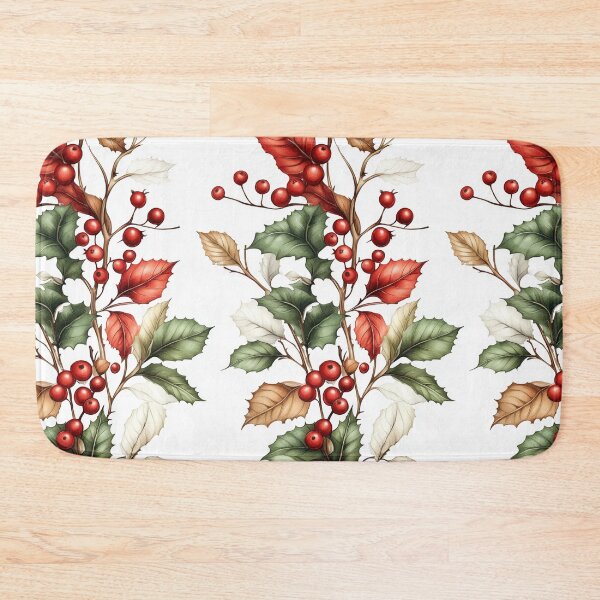 Item preview, Delicate leaves and berries in winter composition designed and sold by Piotrek0001.