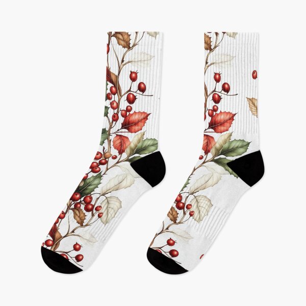 Item preview, Delicate leaves and berries in winter composition designed and sold by Piotrek0001.