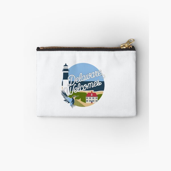 Item preview, Delaware Welcomes Flag Map Dover, Wilmington, Delaware River, designed and sold by AnimalsDH305.