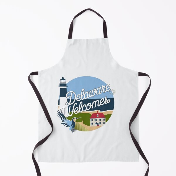 Item preview, Delaware Welcomes Flag Map Dover, Wilmington, Delaware River, designed and sold by AnimalsDH305.